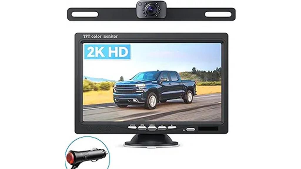 2k truck backup camera