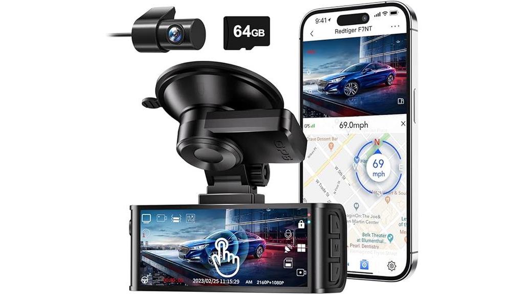 4k dash cam system