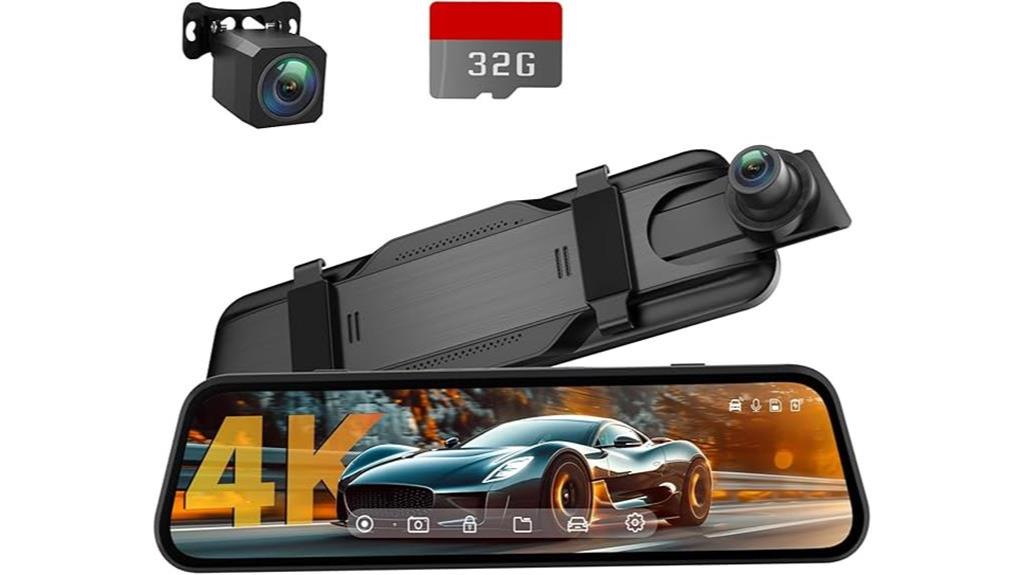 4k dash cam system
