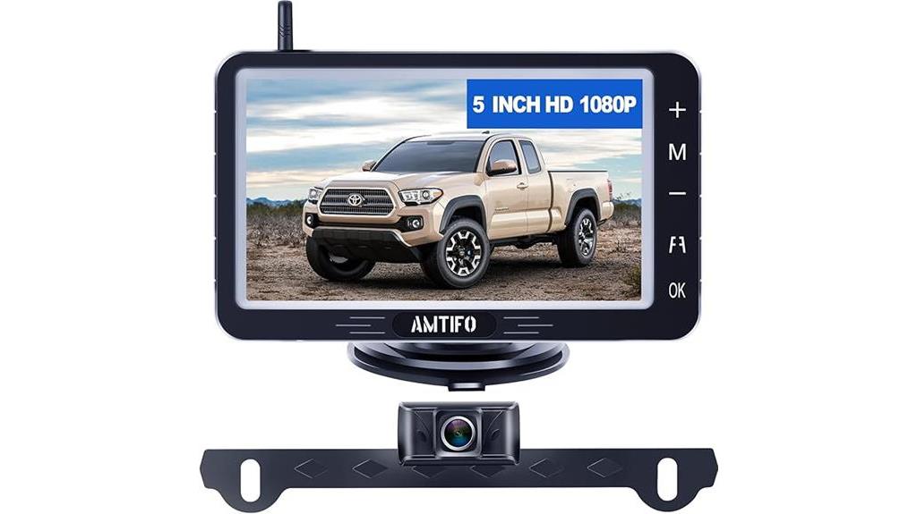 5 inch wireless truck camera