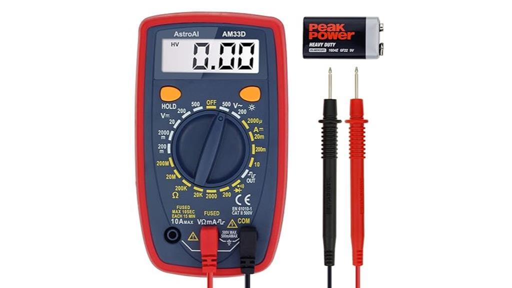 astroai digital multimeter tester