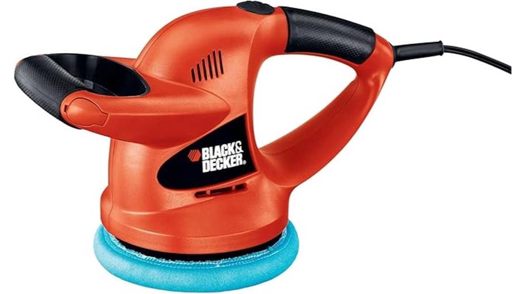 black decker orbital buffer polisher