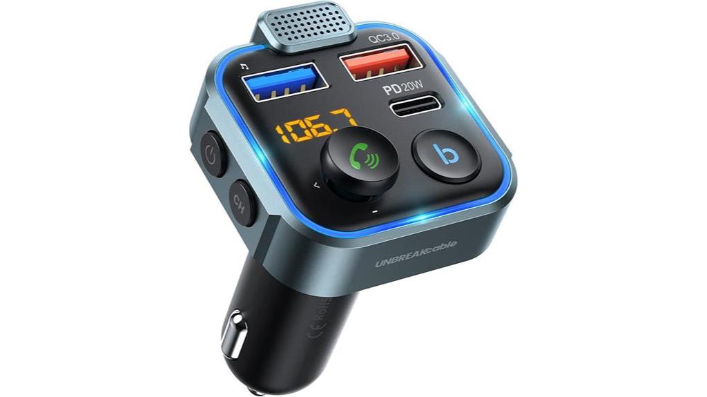 bluetooth 5 3 car transmitter