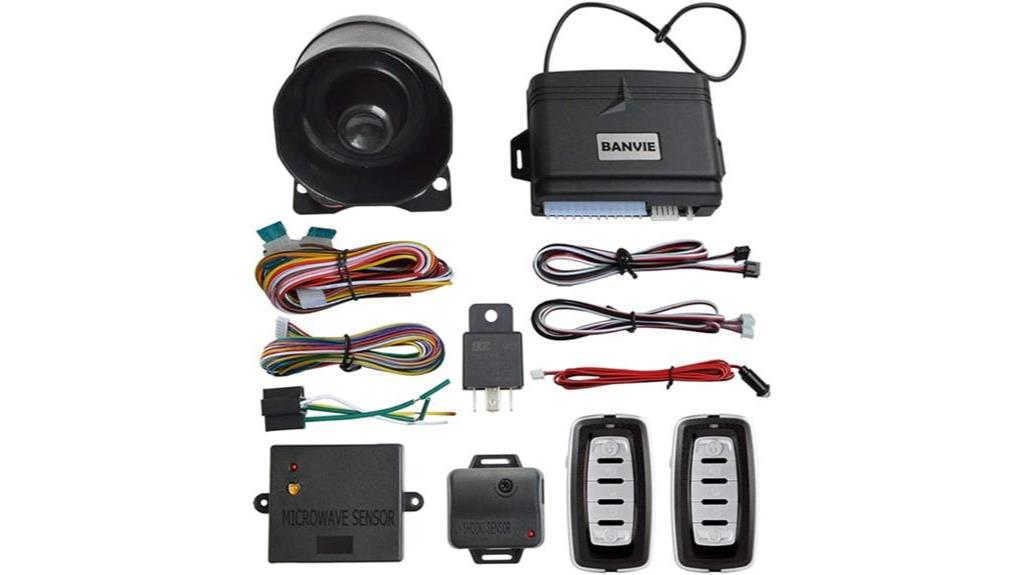 keyless entry alarm system