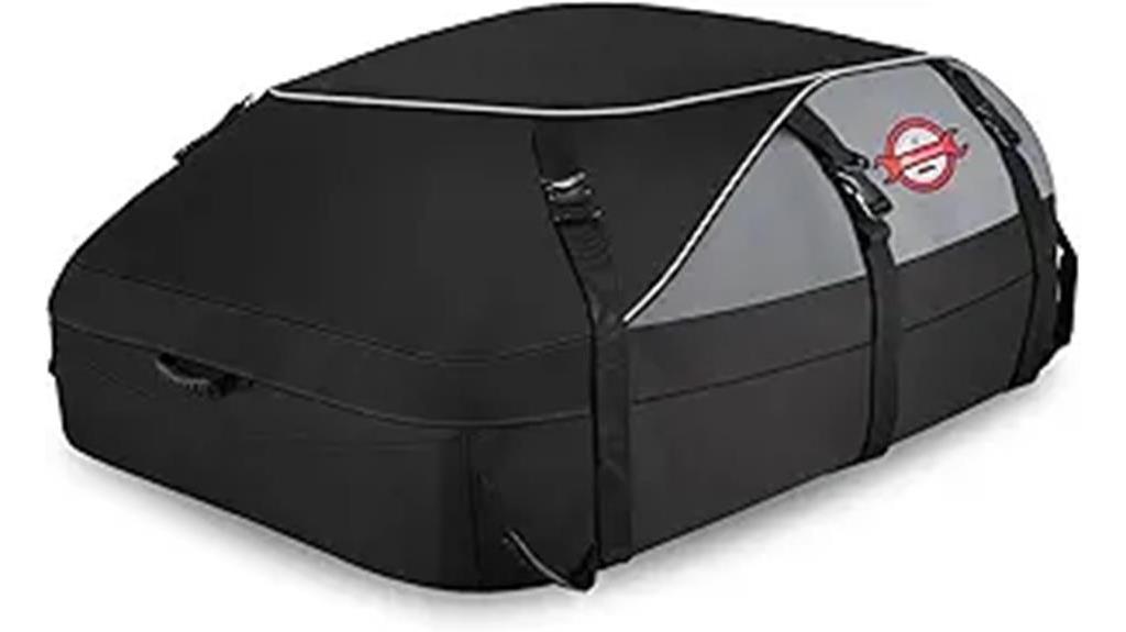 spacious rooftop cargo carrier