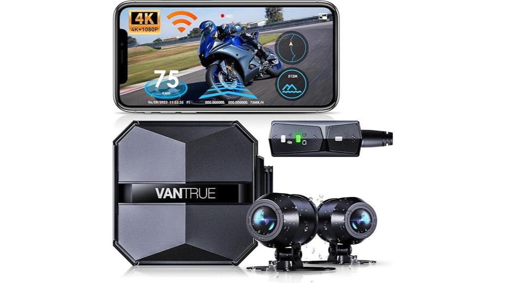 vantrue f1 motorcycle dash cam