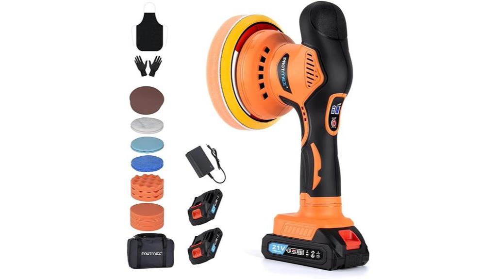 wireless auto polishing tool