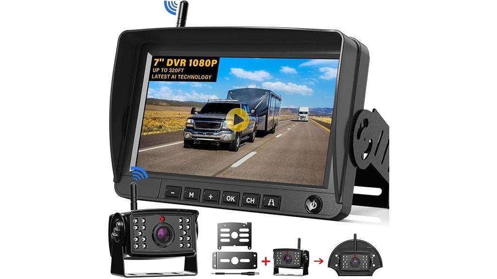 xroose rv backup camera